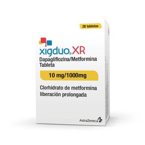 Xigduo Xr 10/1000 Mg 28 Tabletas 28 Pz