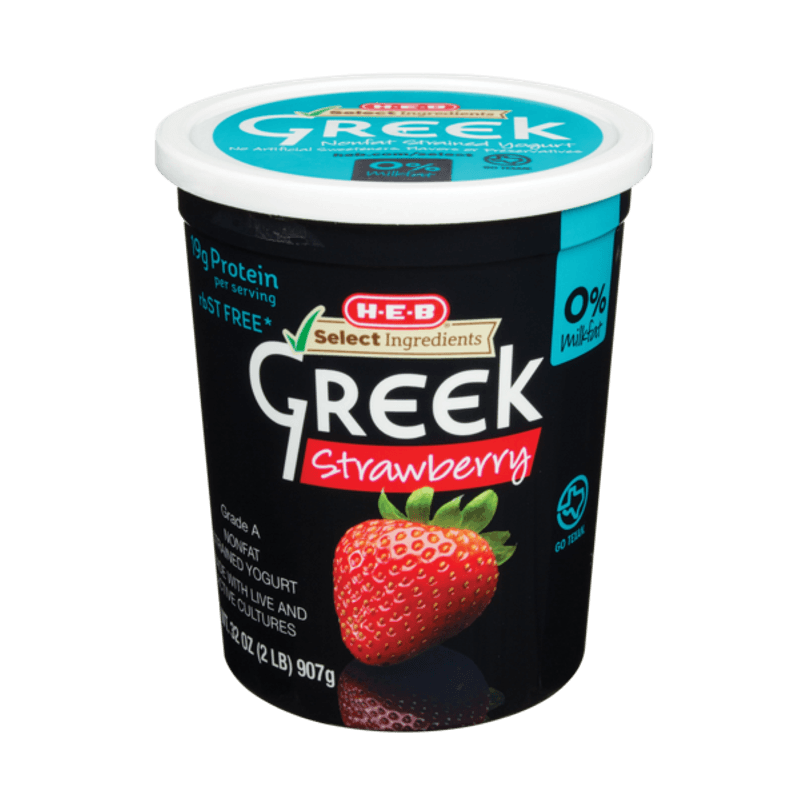 HEB Yogurt Griego Fresa 907 g - H-E-B México