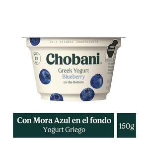 Chobani Yogurt Griego Mora Azul 0% 150 g