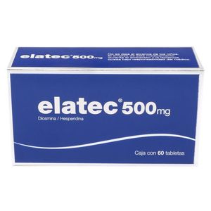 Elatec 500 Mg 60 Tab Diosmina, Hesperidina 60 Pz