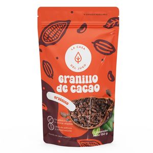 la Casa del Jugo Granillo de Cacao Organica 150 g