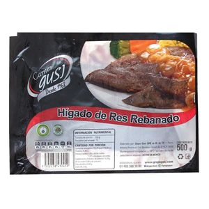 Gusi Higado Rebanado de Res 500 g