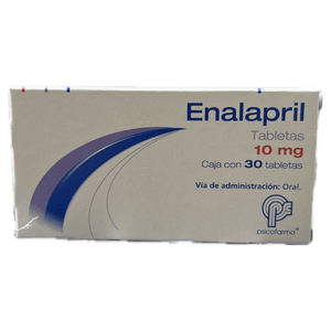 Enalapril 10 mg 30 Tabletas