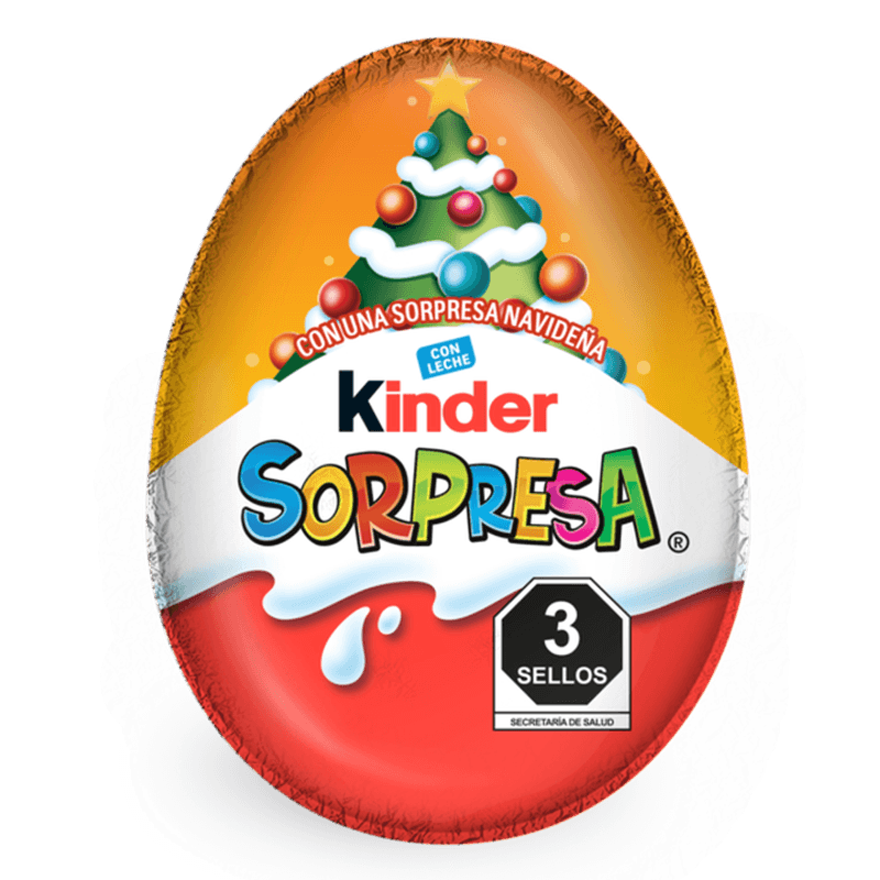 Chocolate Kinder Sorpresa Navidad 20g