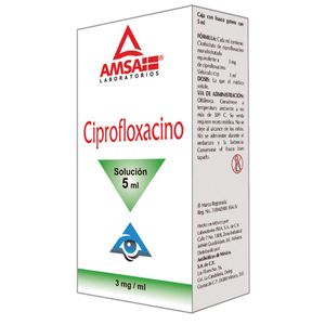 Amsa Ciprofloxacino Solución 5 ml