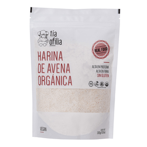 Harina de Avena Orgánica sin Gluten 300 g