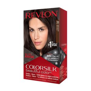 Tinte para Cabello Colorsilk con Queratina Tono 20 Negro Natural 59.1 ml