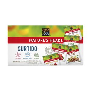 Té Nature's Heart Variedad de Sabores con 20 sobres