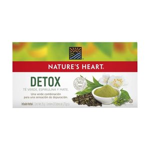 Infusión Herbal Nature's Heart Detox con 20 sobres