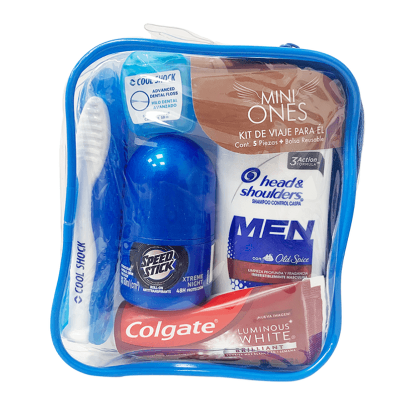 Kit de Higiene para Hombre Walfort para Viajes con 5 Piezas