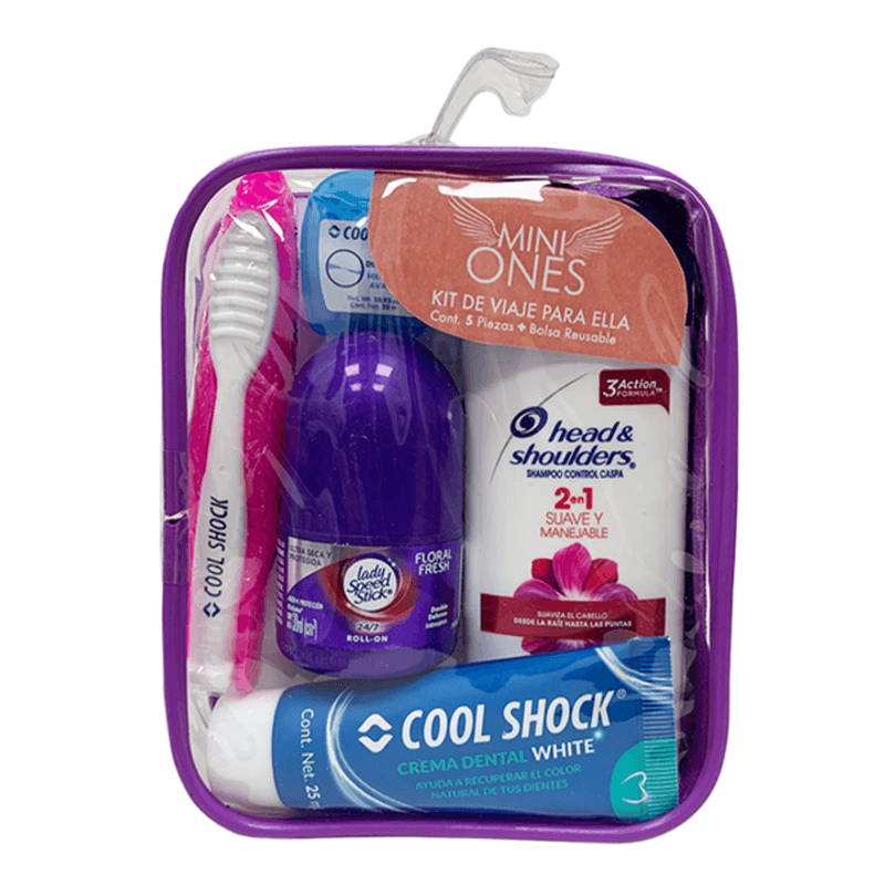 Kit De Viaje Personal Higiene Bucal Mini Ones 6