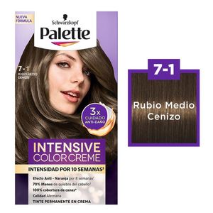 Tinte para cabello Palette Color Creme Rubio Medio Cenizo 7-1 Palette Tinte para cabello color creme rubio medio cenizo 7-1