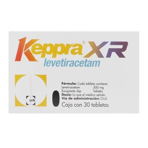 Keppra Xr 500 Mg Tab 30 Levetiracetam 30 Pz