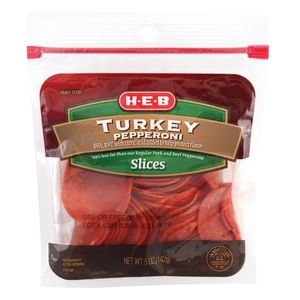 HEB Pepperoni Pavo 141.7 g