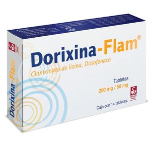 Dorixina Flam 250/50mg Tabletas 14 Pz