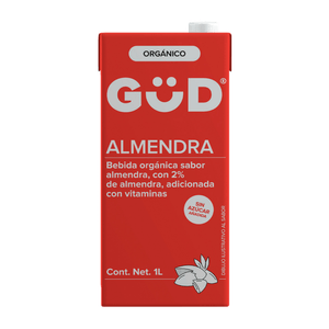 Gud Alimento Líquido Almendra Organica Sin Azúcar 1 L