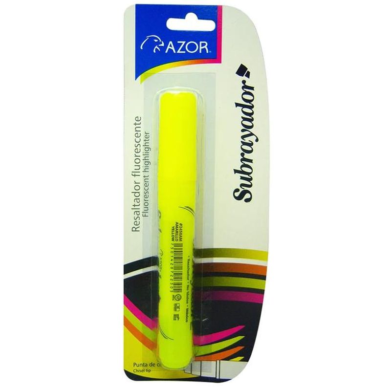 MARCADOR,SUBRAYADOR FLUORESCENTE MOLIN AMARILLO – cervantesonline