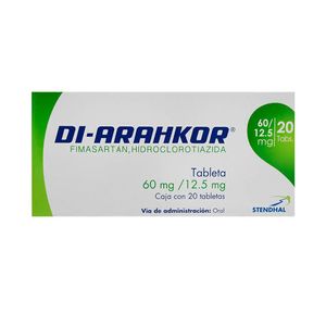 Di-Arahkor 60/12.5 Mg Tabletas 20 Pz