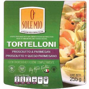 Pasta Tortelloni con Prosciutto Y Parmesano 255 Gr