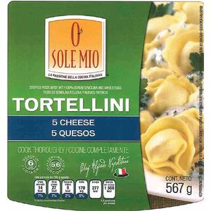 Pasta Tortellini 5 Quesos Family Pack 567 Gr