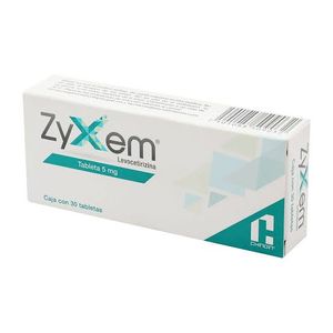 Zyxem 5 Mg Tab 30 Levocetirizina 30 Pz