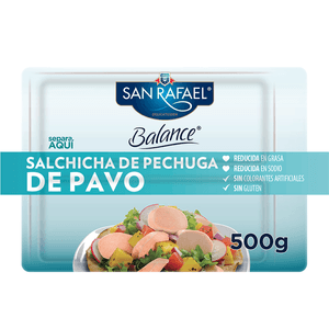 Salchicha de Pechuga de Pavo Balance 500 g