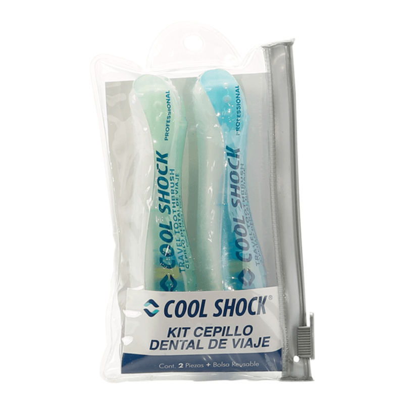 Cool Shock Kit Cepillo Dental de Viaje Profesional - Mi Tienda del Ahorro