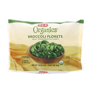 HEB Organics Broccoli Floretes Organico 454 g