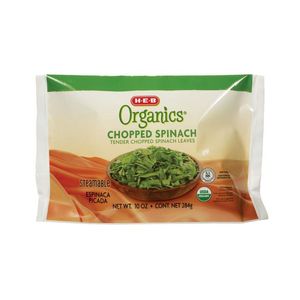 HEB Organics Espinaca Cortada Organica 283 g