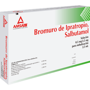 Bromuro de Ipratropio/Salbutamol Brom.Iprat./Sal 10 Pz