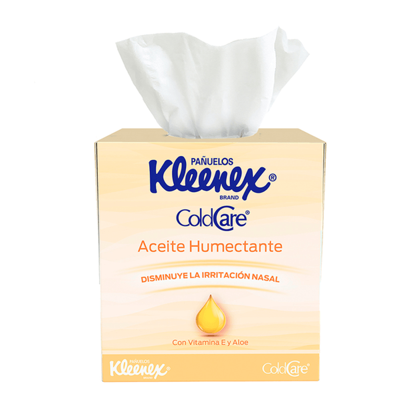 Kleenex Expressions Loción calmante para pañuelos faciales con aceite de  coco, 12 cajas de cubos, 45 pañuelos por caja, 3 capas, el embalaje puede
