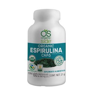 Suplemento Alimenticio en Cápsulas Espirulina Or 60 Pz