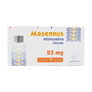 Masennus 25 Mg C/ 14 Cap Atomoxetina 14 Pz