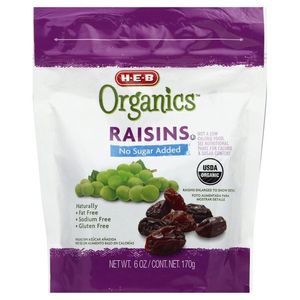 HEB Organics Pasas Organicas 1 g