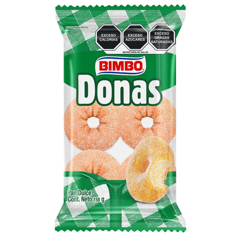 Bimbo Donas Azucaradas 6pz 186 G - Mi Tienda Del Ahorro