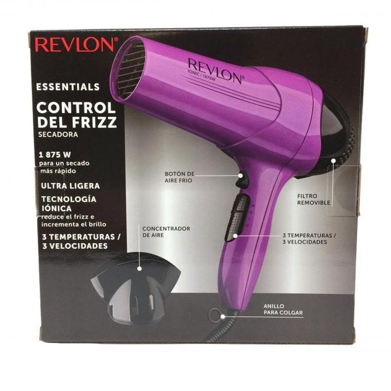 Secadora de cabello revlon essentials control de discount frizz