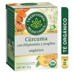 Traditional Medicinals Té de Cúrcuma Orgánico 32 g