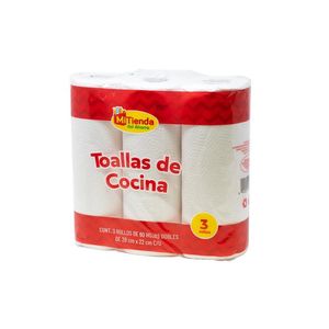 Mi Tienda Toallas de Cocina 60 Hojas Dobles con 3 pz