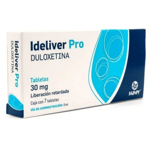 Ideliver Pro 30 Mg 7 Tab Duloxetina Gen 7 Pz