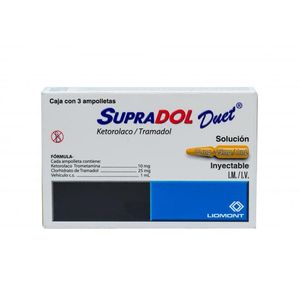 Supradol Duet 10/25 Mg/Ml 3 Iny 1 Pz