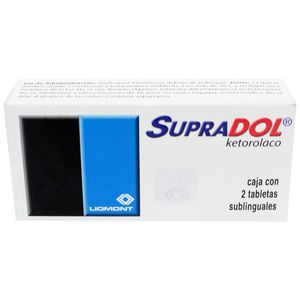 Supradol Sublingual 30mg Ketorolaco 1 Pz