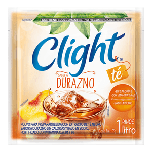 Clight Bebida en Polvo Té Sabor a Durazno 7 g