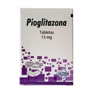 Pioglitazona 15mg 7 Tabs 7 Pz