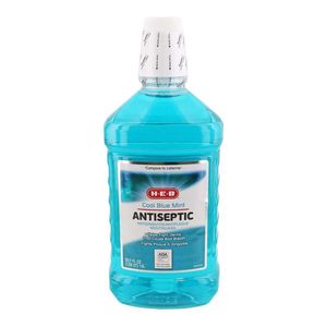 HEB Enjuague Bucal Antiseptic Cool Blue Mint 1.5 L