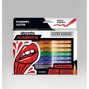 Plumones Alternative Efectos Brillantes 8 Pz