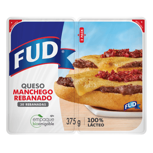 Fud Queso Manchego Rebanado 2pk 375 g