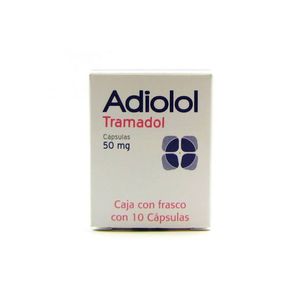 Adiolol 50 Mg 10 Capsulas Tramadol Gen 10 Pz