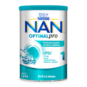 NAN Fórmula Infantil 1 Optimal Pro, 0 a 6 Meses 1.2 kg