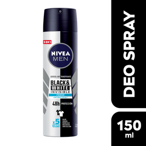 NIVEA MEN Desodorante Antimanchas Black & White Fresh 150 ml