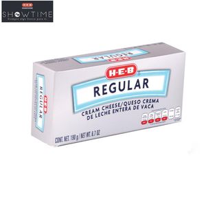 HEB Queso Crema Barra 190 g